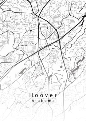 Hoover Alabama City Map