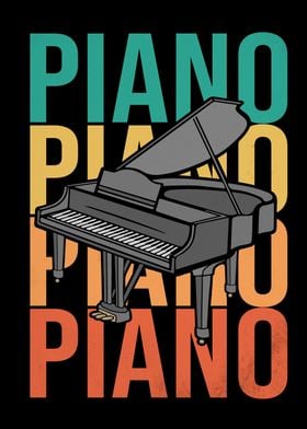 Retro Grand Piano Player