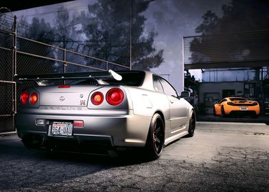 Nissan R34 Skyline 