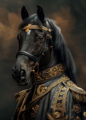 Renaissance Friesian Horse