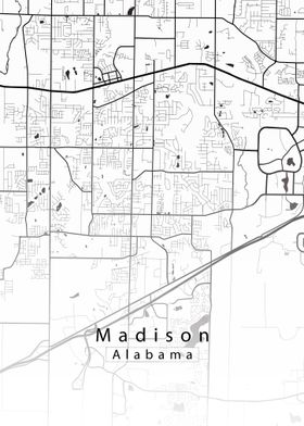 Madison Alabama City Map