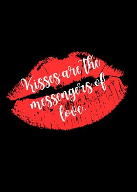 Kisses messengers of love