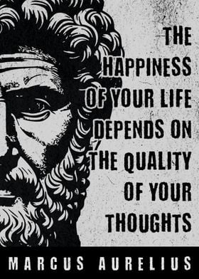 Happiness Stoic Quote