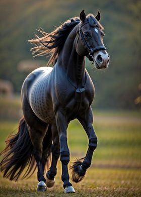 Fresian horse