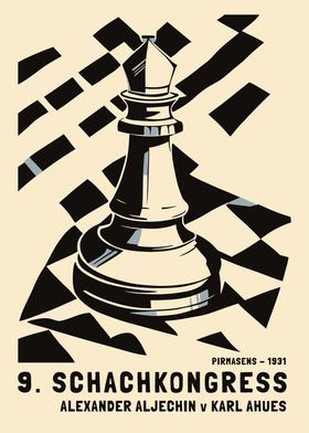 1931 Chess Poster