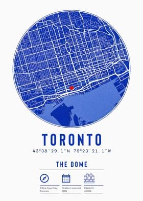 Toronto Map print