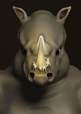 Rhino Portrait