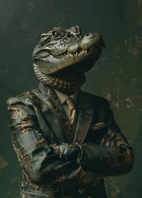Crocodile in a Suit