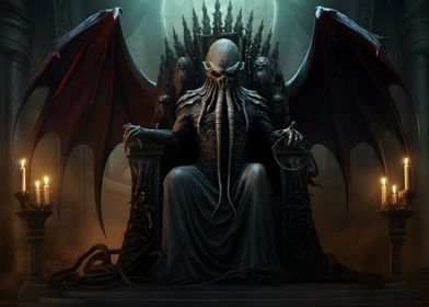 Cthulhu God Ruler Throne