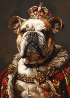 Bulldog Royal Portrait