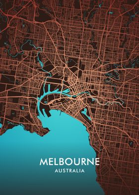 Melbourne City Map