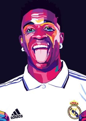 Vinicius JR in Wpap Art