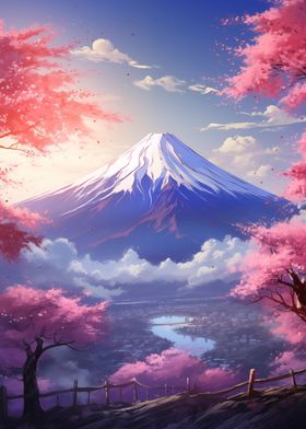 Cherry Blossom Japan Art