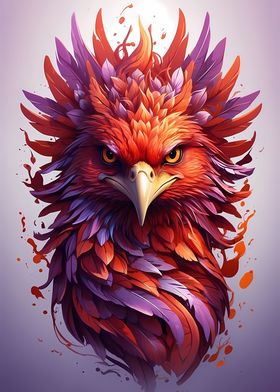 Vivid Phoenix Portrait