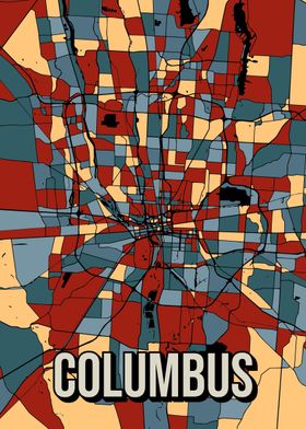 Columbus Ohio City Map