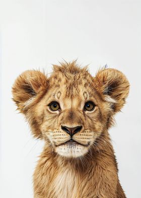 Cute Baby Lion