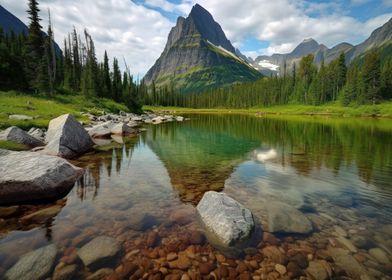 Forest at Lake Nature