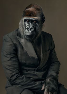 Gorilla in a Suit