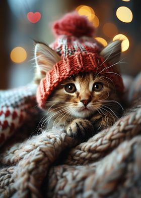 Sweet Winter Cat