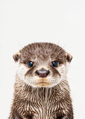 Cute Baby Otter