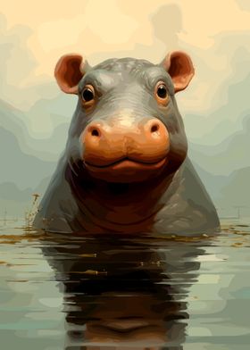 Cute Hippo