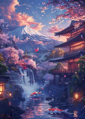 Japanese anime aesthenic