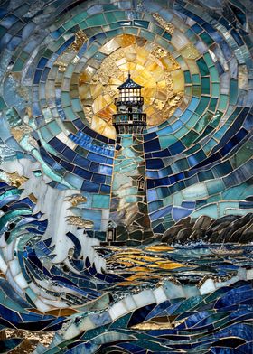 Guiding Light Mosaic Art