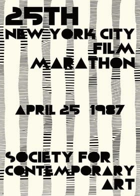 1987 NYC Film Festival Art