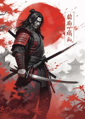 Demon samurai japanese