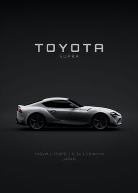 2020 Toyota Supra White 