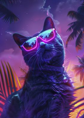 Tropical Neon Cat