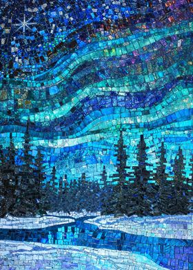 Northern Lights Mosaic