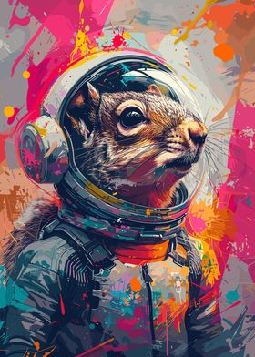 Astronaut Space Squirrel