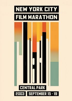 NYC Film Festival Poster