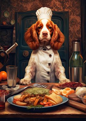 Brittany Spaniel Chef