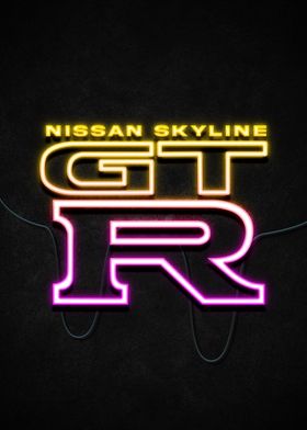 Nissan r34 Skyline neon