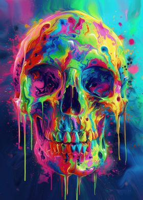Psychedelic Skull