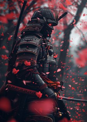 Japanese Samurai Sakura