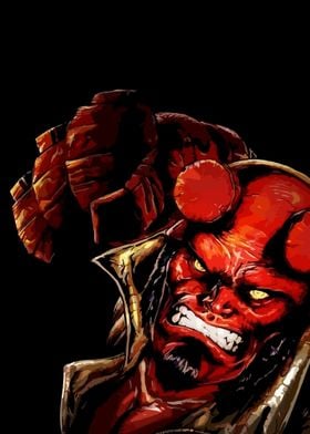 hellboy punch