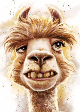 Smiling Lama