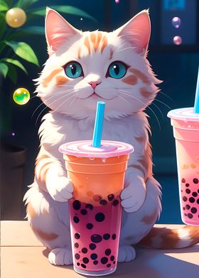 Cute cat anime