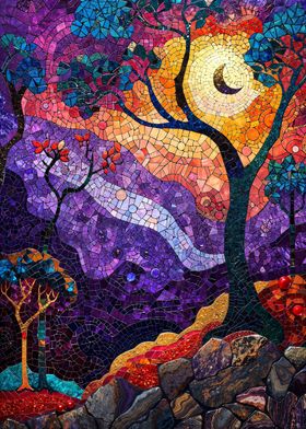 Twilight Forest Mosaic