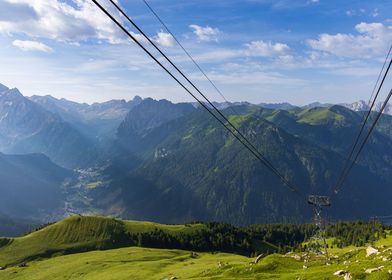 Val di Fassa in Italy