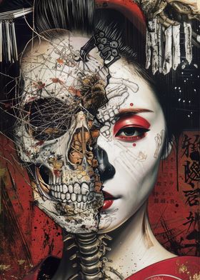 Geisha skeleton