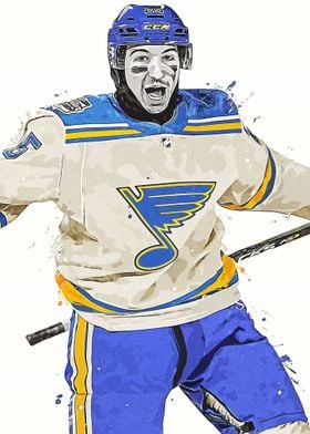 Hockey Player Painting