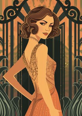 Art Deco Woman