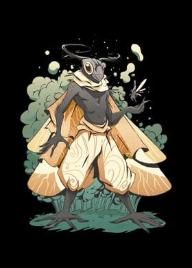 Majestic Moth Angelic Halo