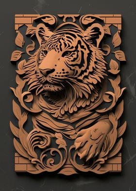 3D Tiger