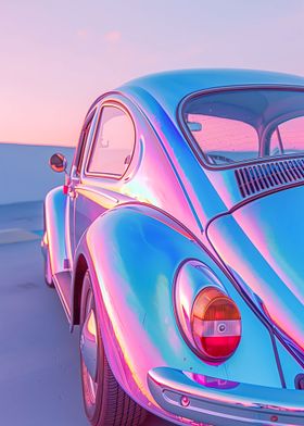 Psychedelic VW Beetle