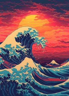 Great Wave Retro